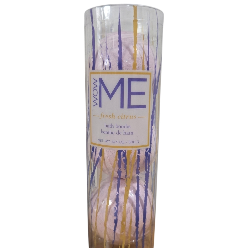 Wow ME Fresh Citrus Bath Bombs - 3 Pack